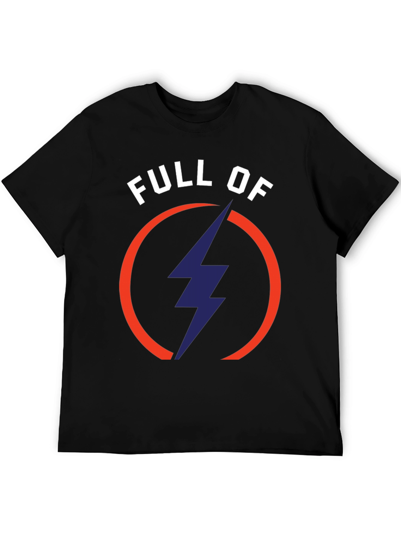Full of Energy Graphic Tee - Bolt Circle Design
