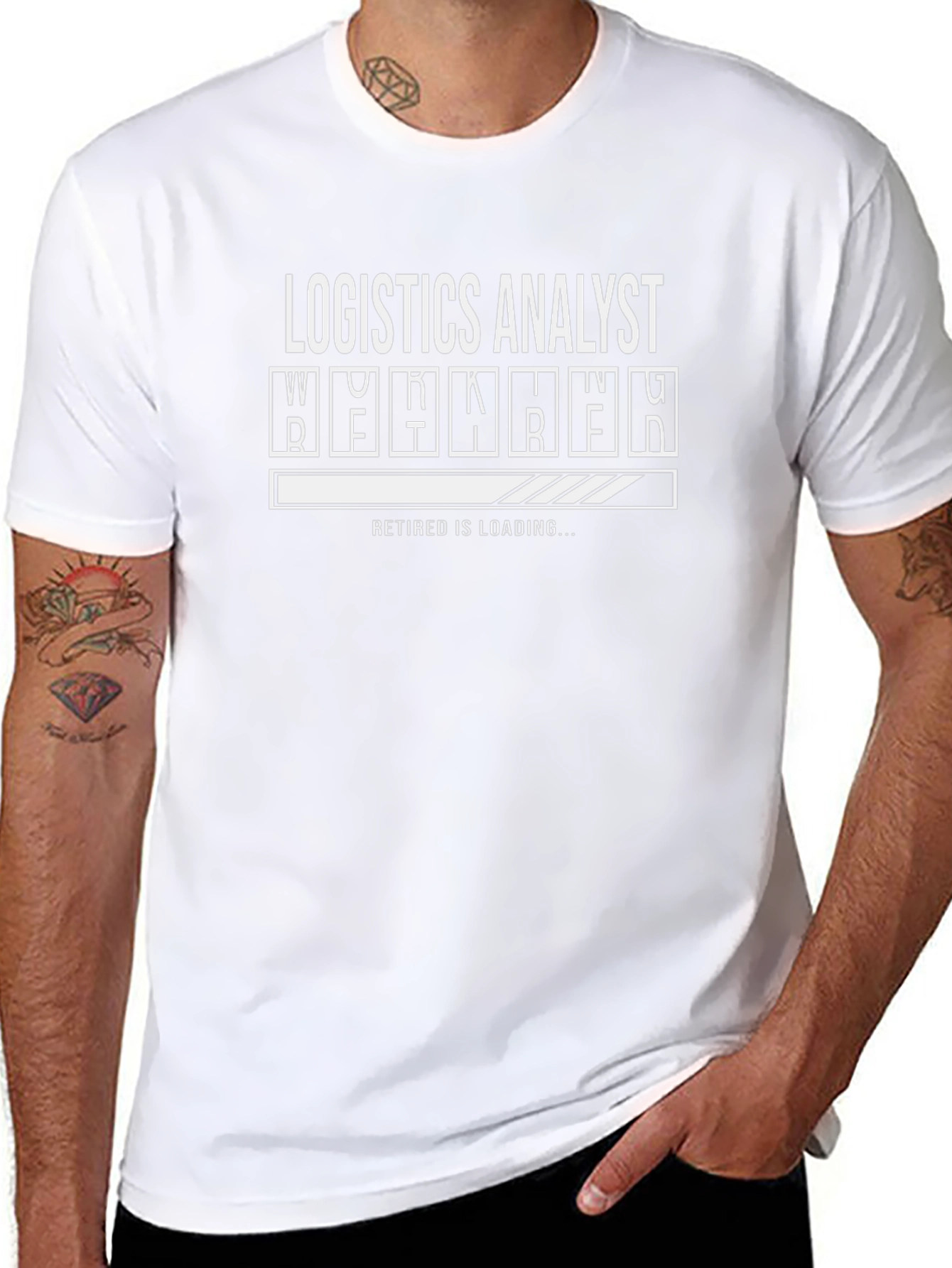 Logistics Analyst Retirement Loading Funny T-Shirt