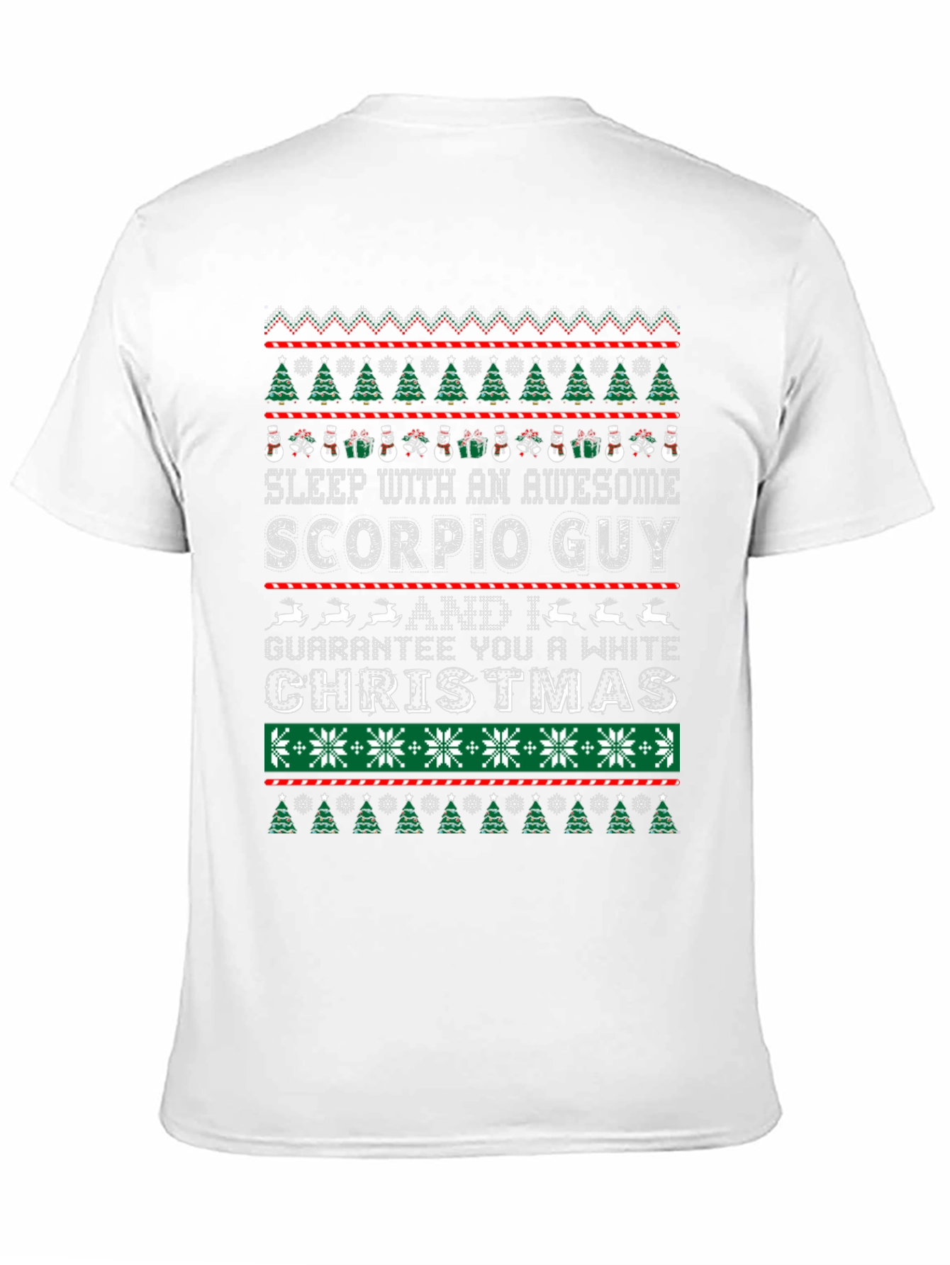 Awesome Scorpio Guy Christmas T-Shirt