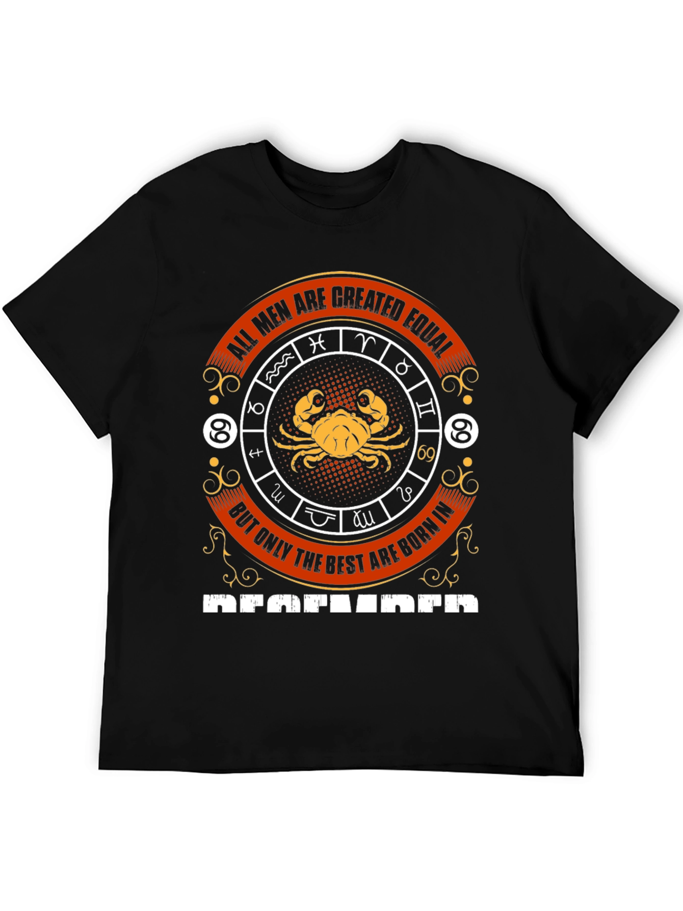 Cancer Zodiac December Birthday T-Shirt