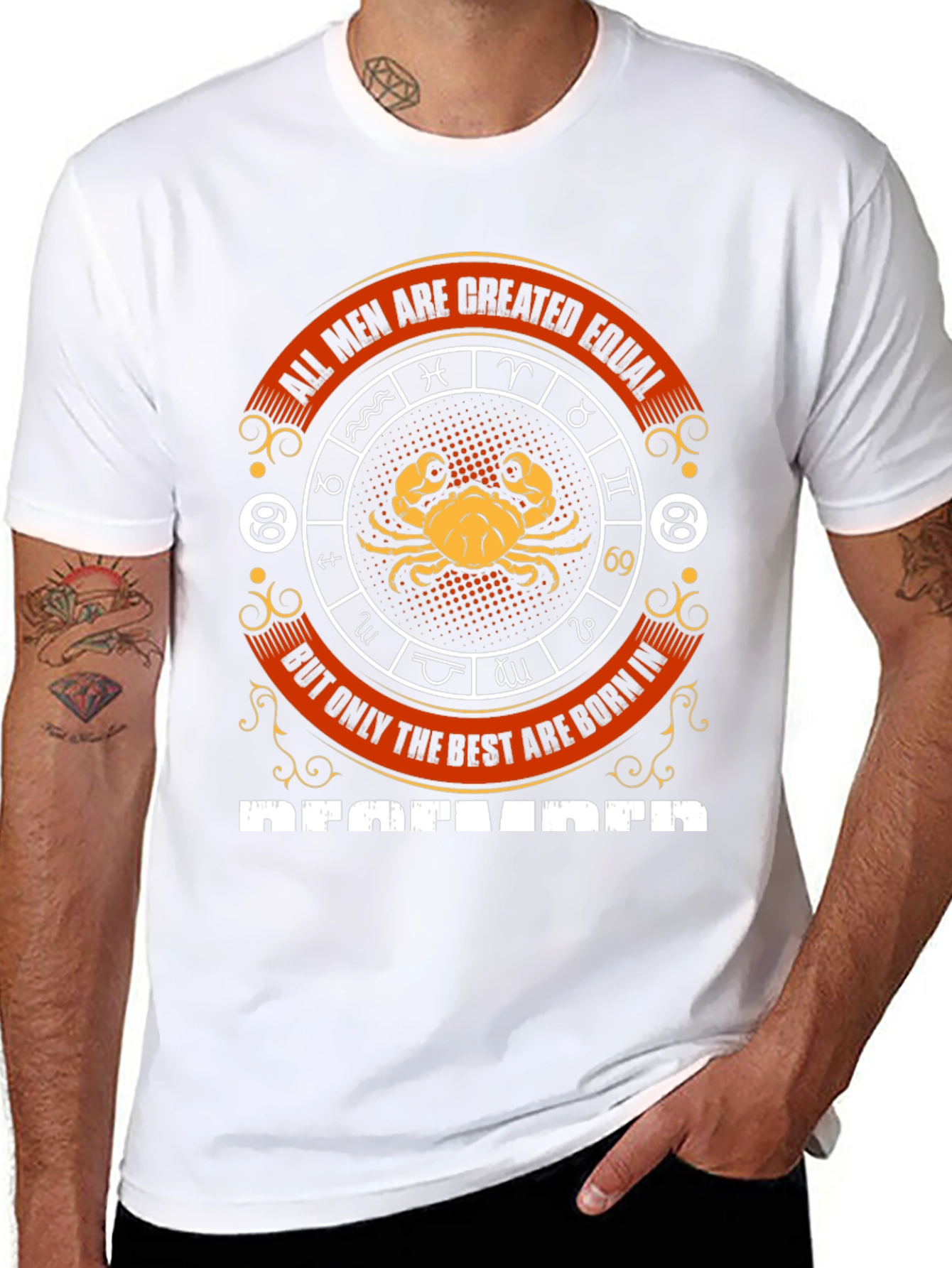 Cancer Zodiac December Birthday T-Shirt