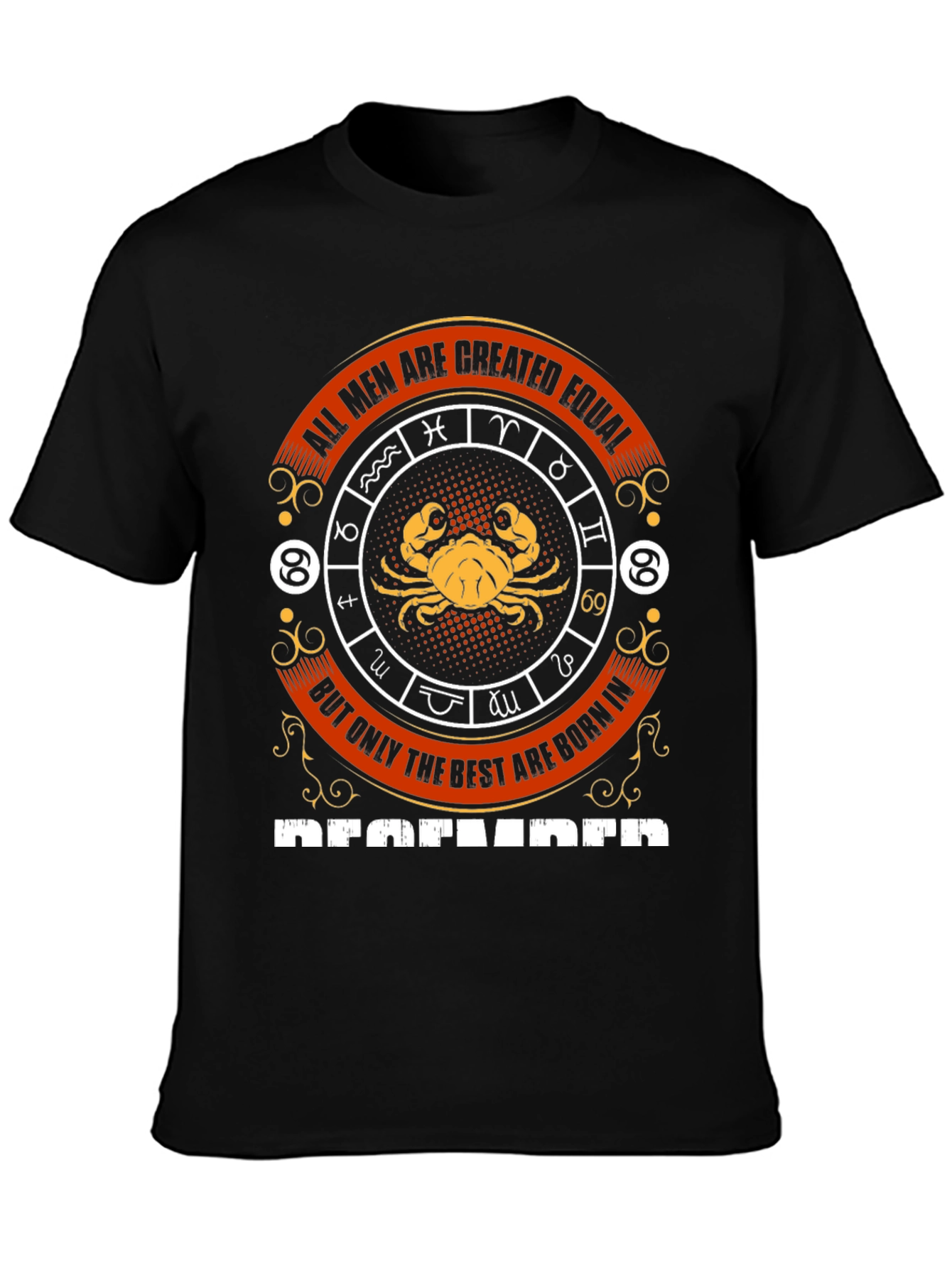 Cancer Zodiac December Birthday T-Shirt
