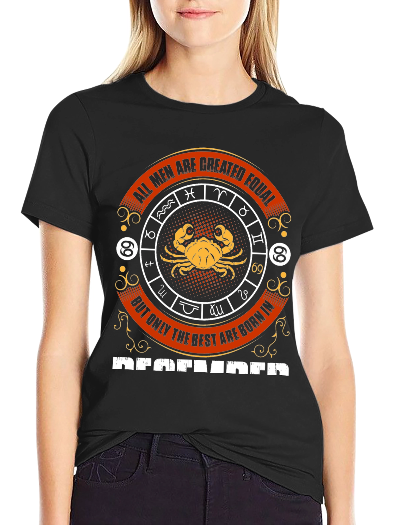 Cancer Zodiac December Birthday T-Shirt