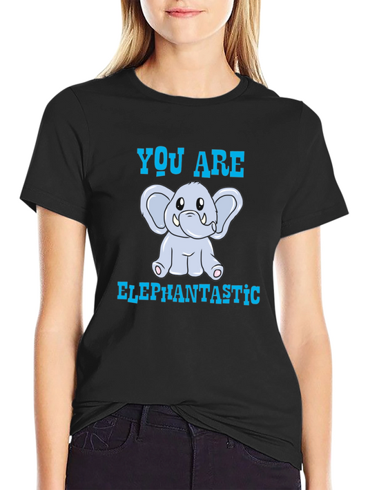 Elephantastic Graphic Tee - Cute Animal Lover Shirt