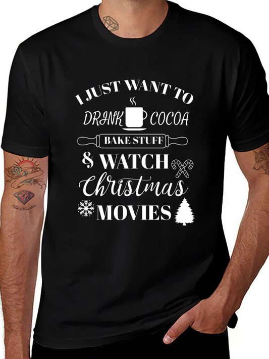 Cocoa Baking & Christmas Movie Shirt