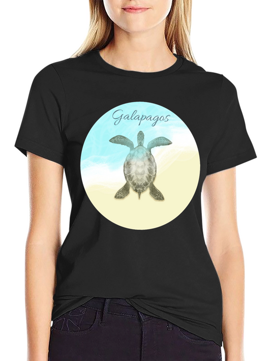 Galapagos Turtle Graphic T-Shirt