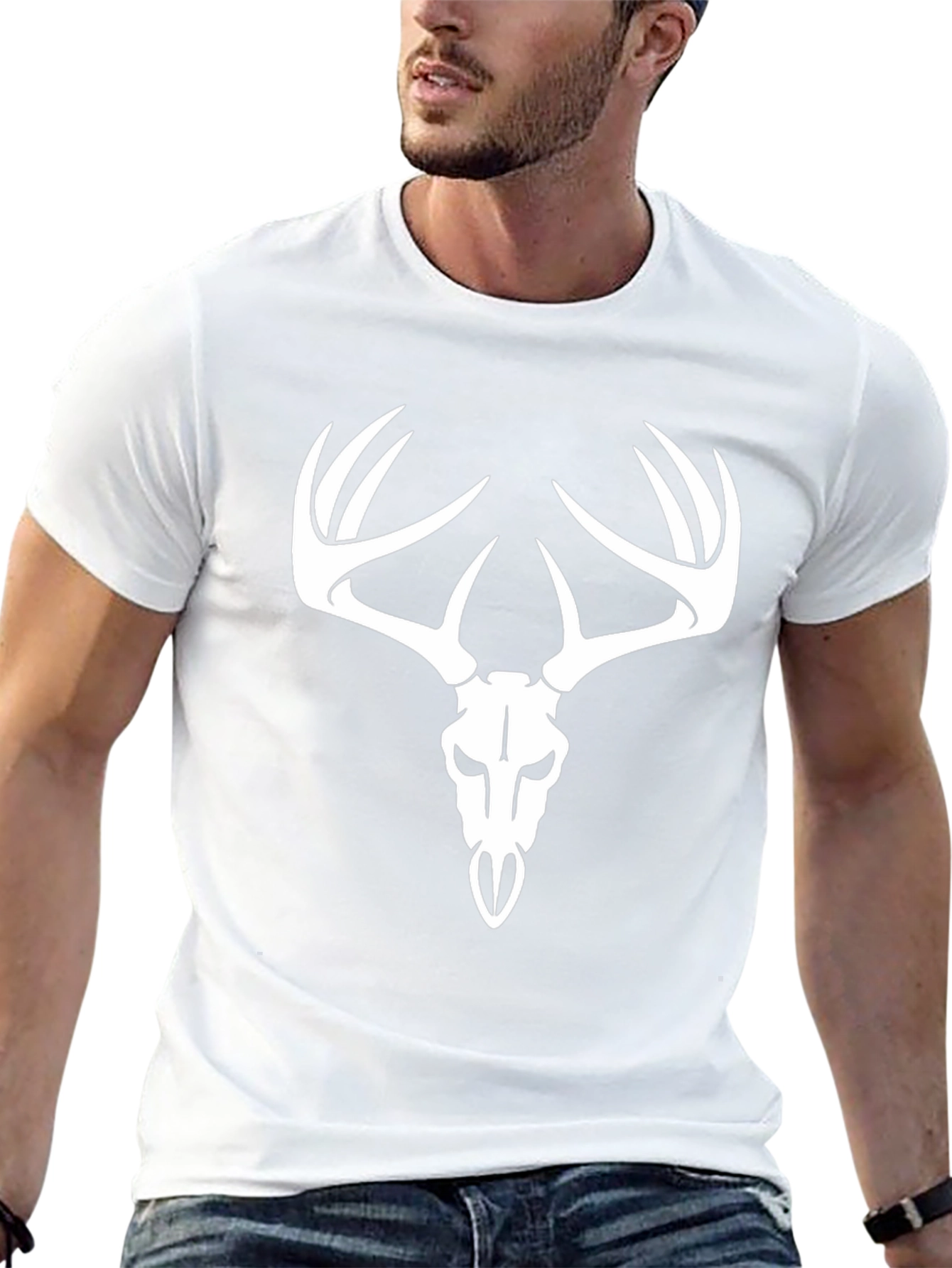 Deer Skull T-Shirt - Hunting & Outdoors Apparel