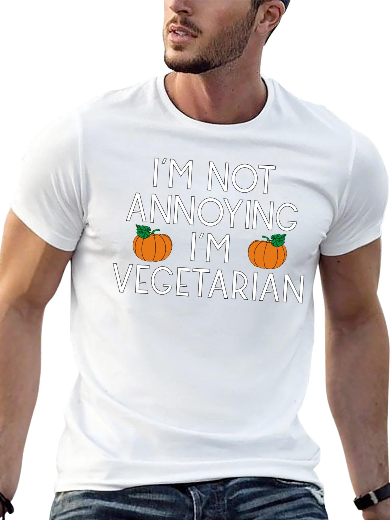 Funny Vegetarian Pumpkin T-Shirt