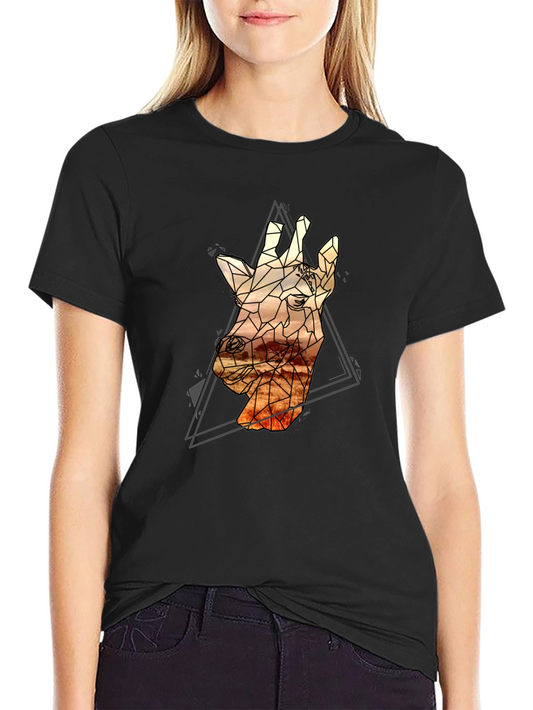Geometric Giraffe T-Shirt
