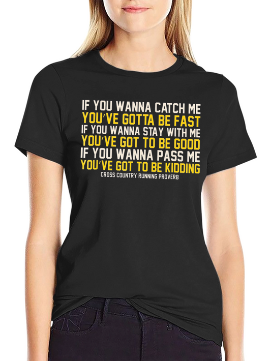 Funny Cross Country Running T-Shirt