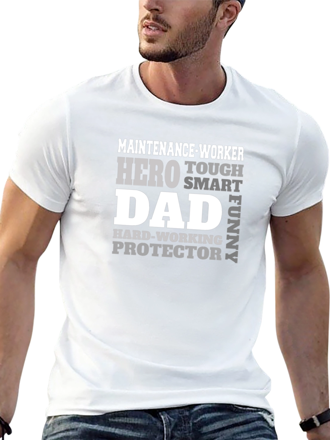 Maintenance Worker Dad Graphic T-Shirt