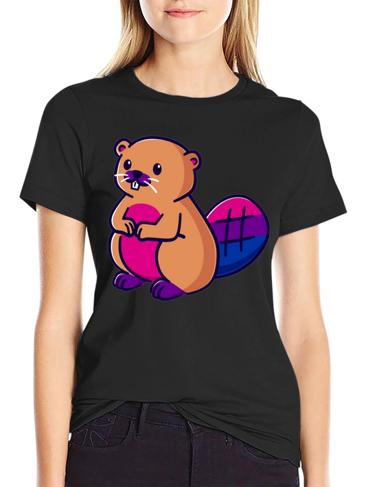 Bisexual Beaver Graphic T-Shirt - Pride Tee