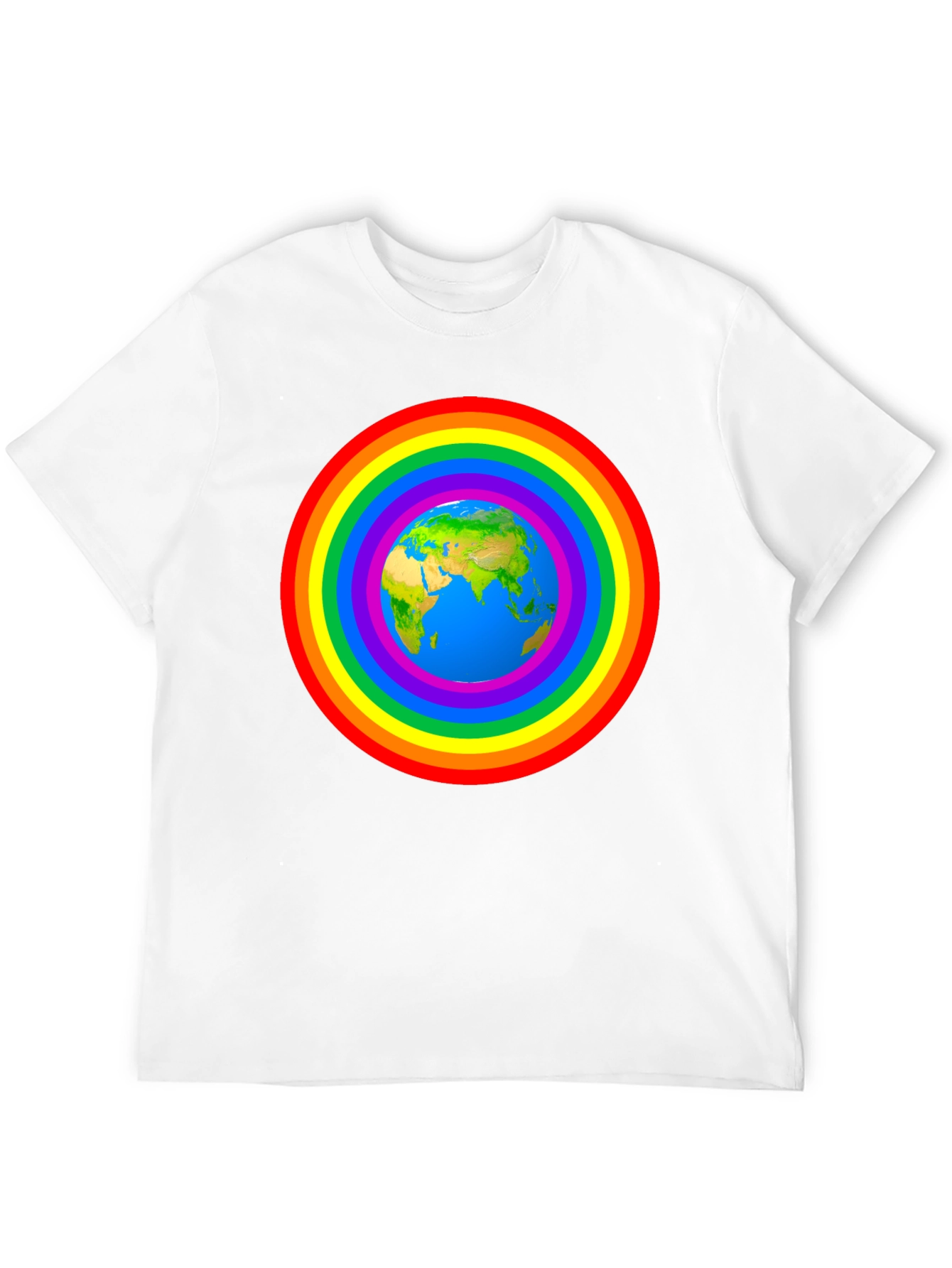 Earth Rainbow T-Shirt - Global Harmony Tee