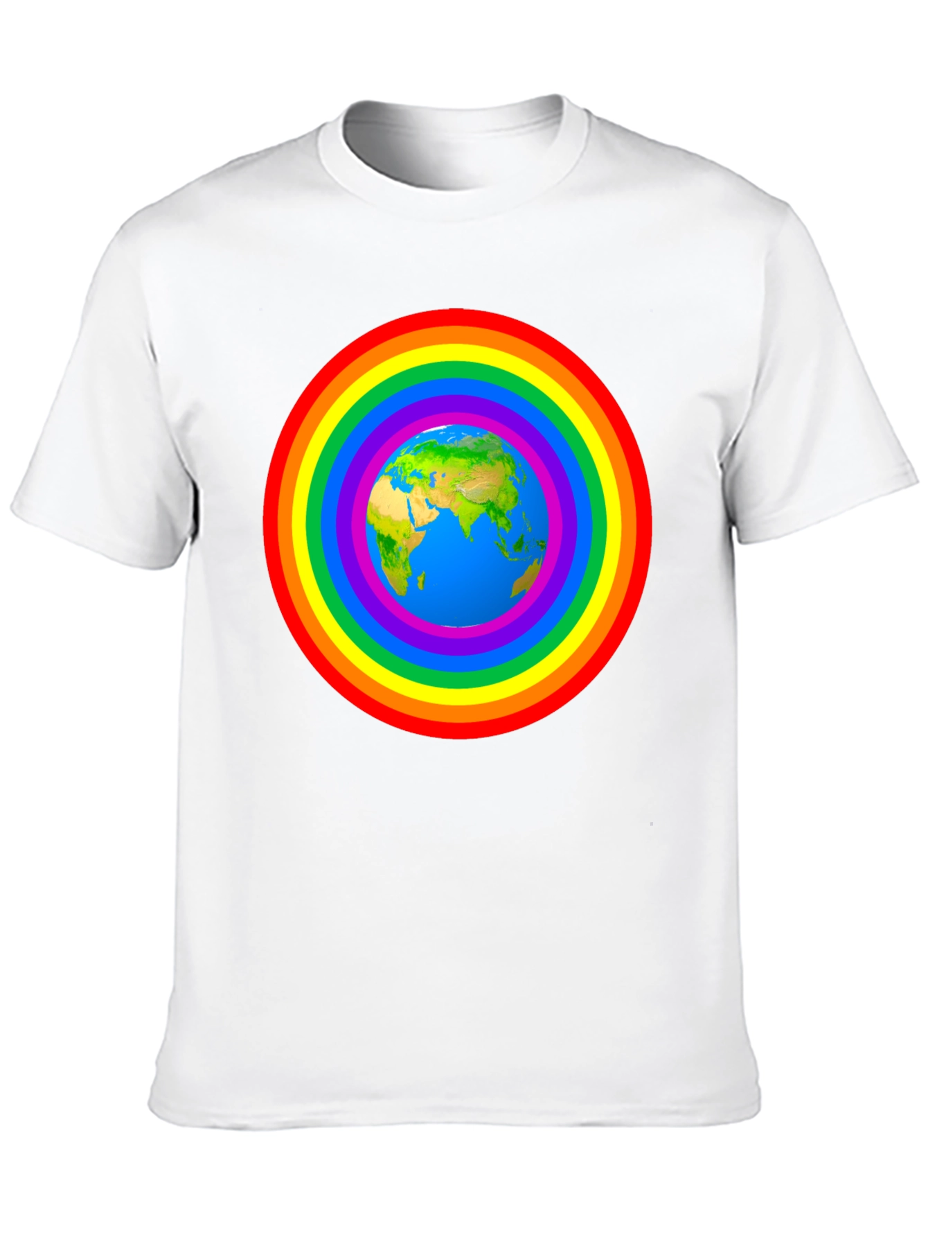 Earth Rainbow T-Shirt - Global Harmony Tee