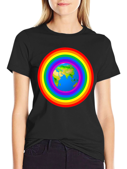 Earth Rainbow T-Shirt - Global Harmony Tee