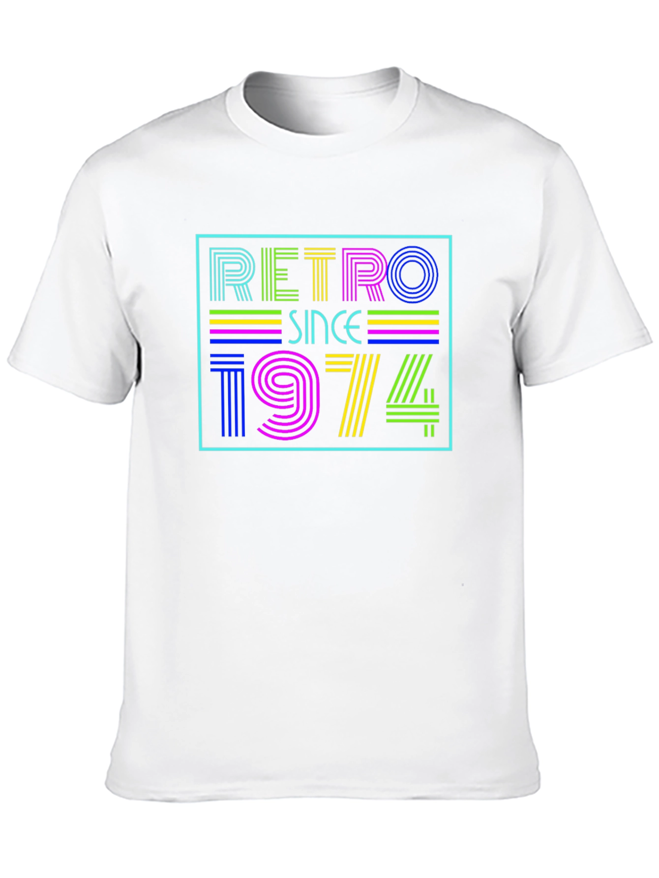 Retro Since 1974 Black T-Shirt