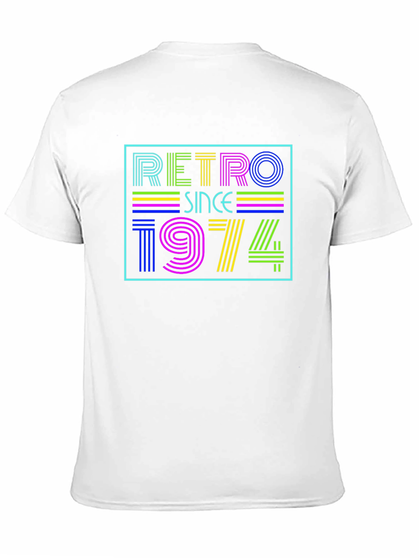 Retro Since 1974 Black T-Shirt
