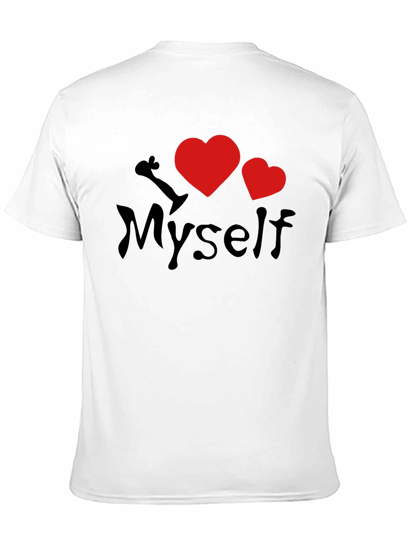 I Heart Myself Black T-Shirt