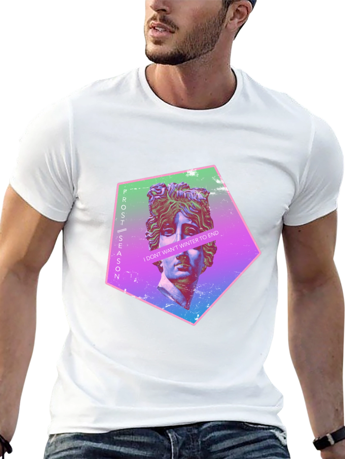 Frost Season Graphic Tee - Mens Black T-Shirt