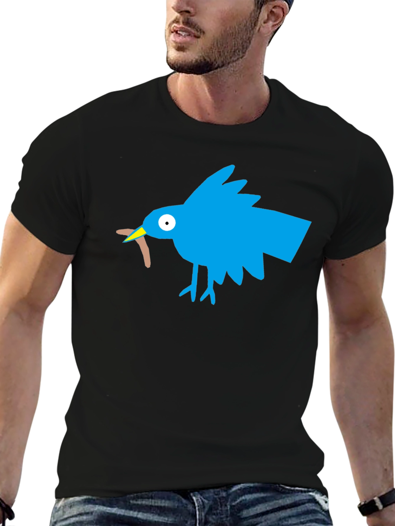 Cartoon Bird T-Shirt