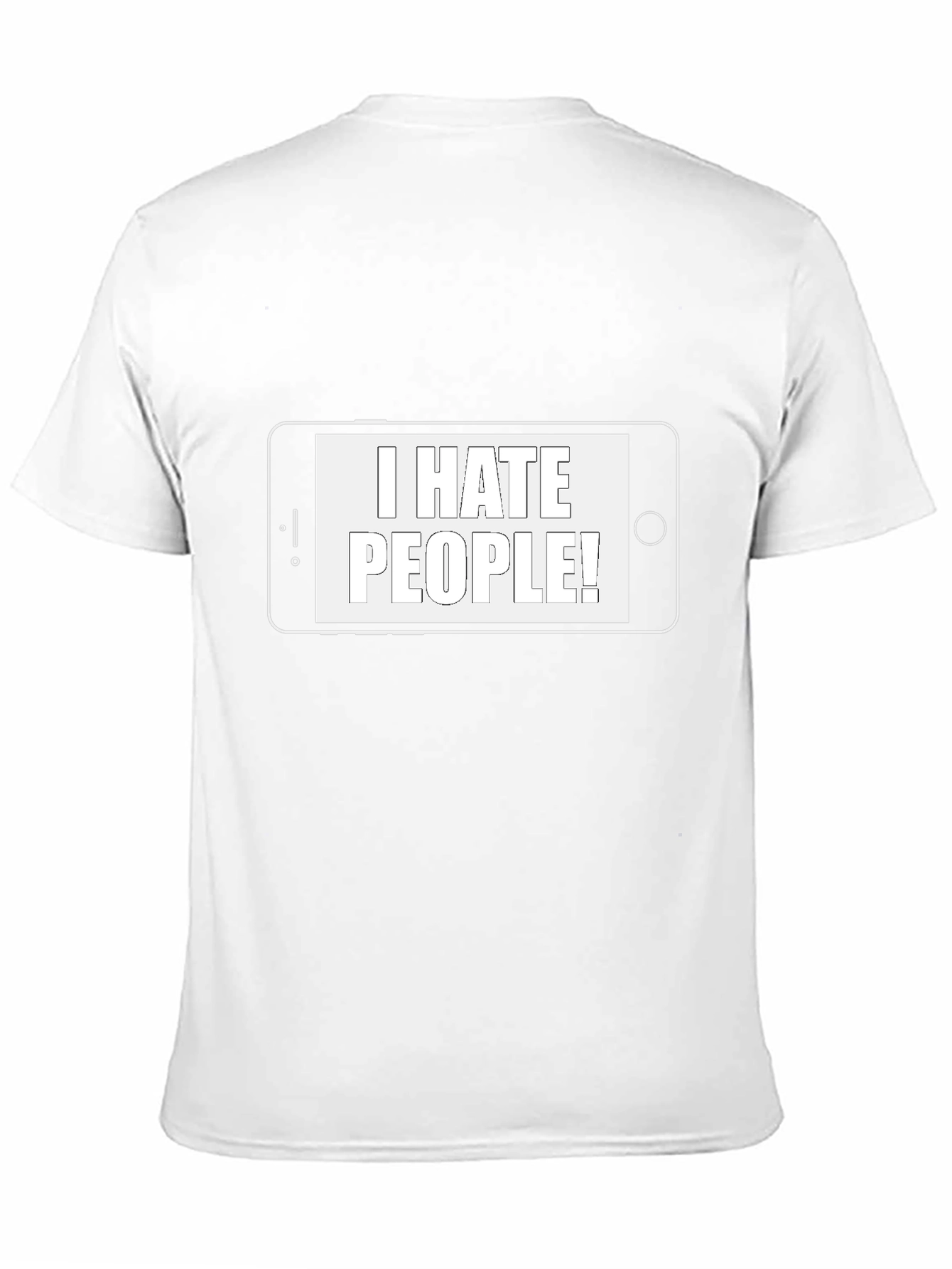 I Hate People T-Shirt - Novelty Graphic Tee