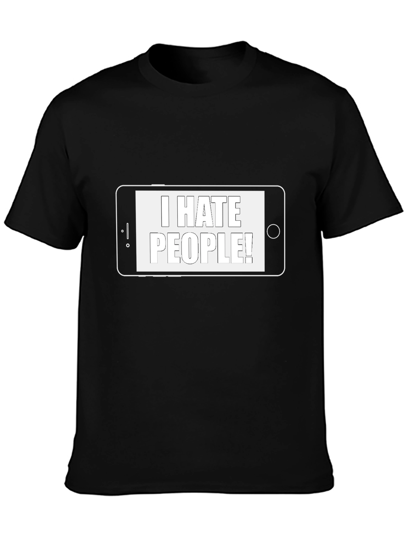 I Hate People T-Shirt - Novelty Graphic Tee