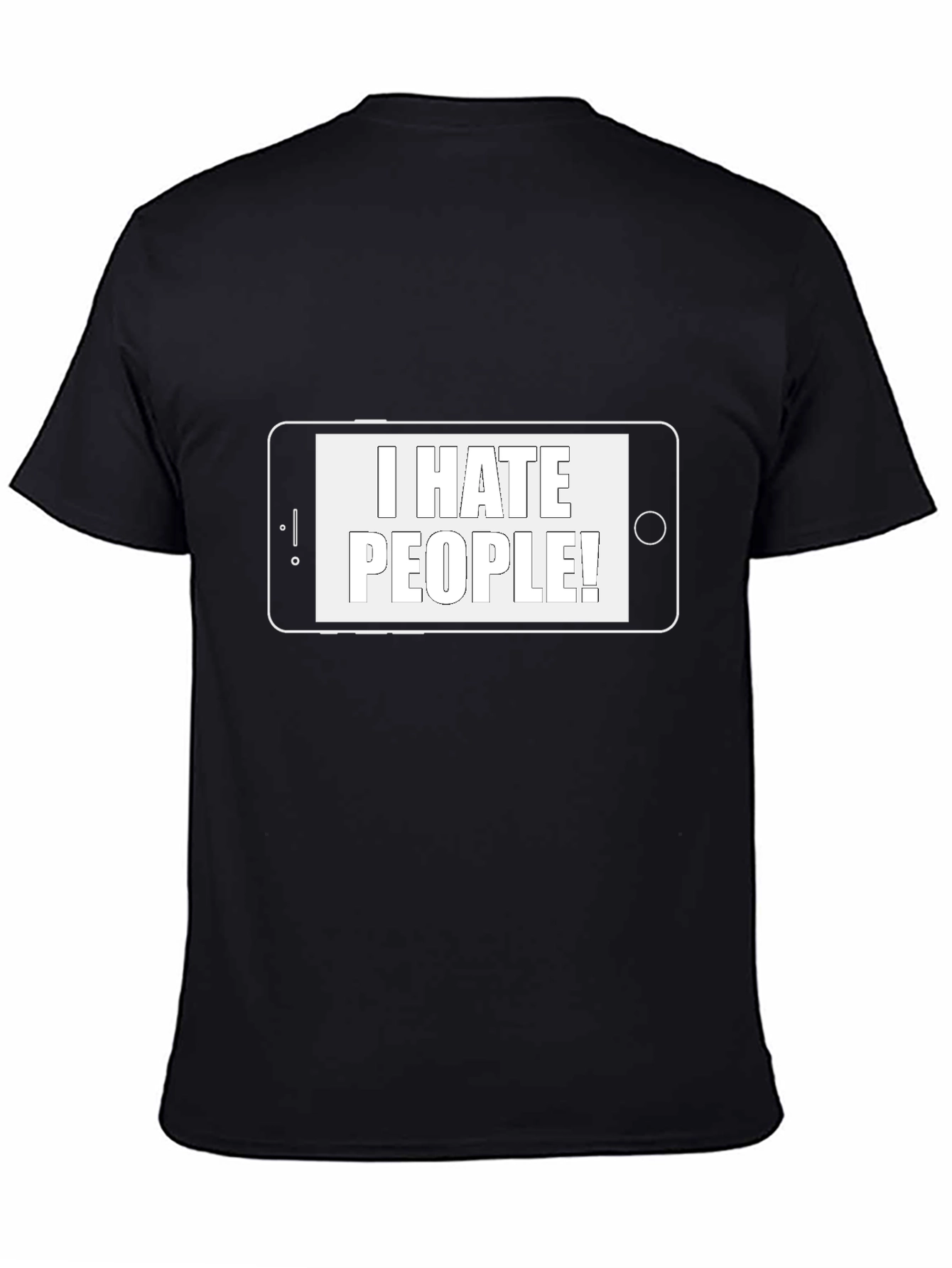 I Hate People T-Shirt - Novelty Graphic Tee