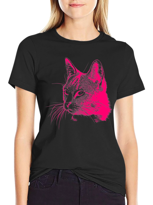 Cool Cat Graphic Tee - Mens Black T-Shirt
