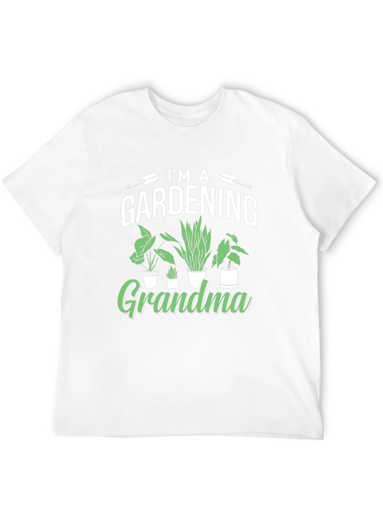 Gardening Grandma T-Shirt - Black Cotton Tee