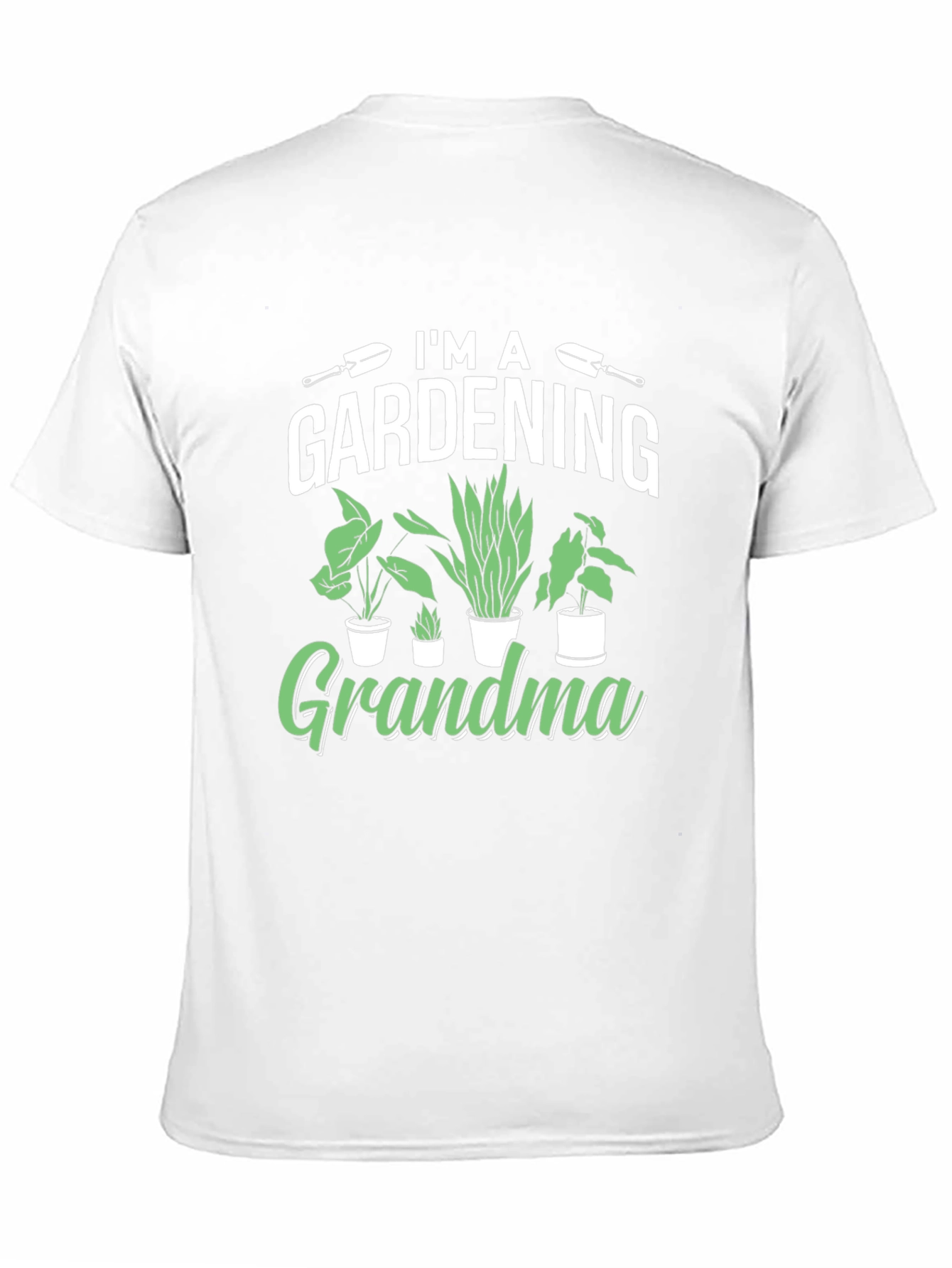 Gardening Grandma T-Shirt - Black Cotton Tee