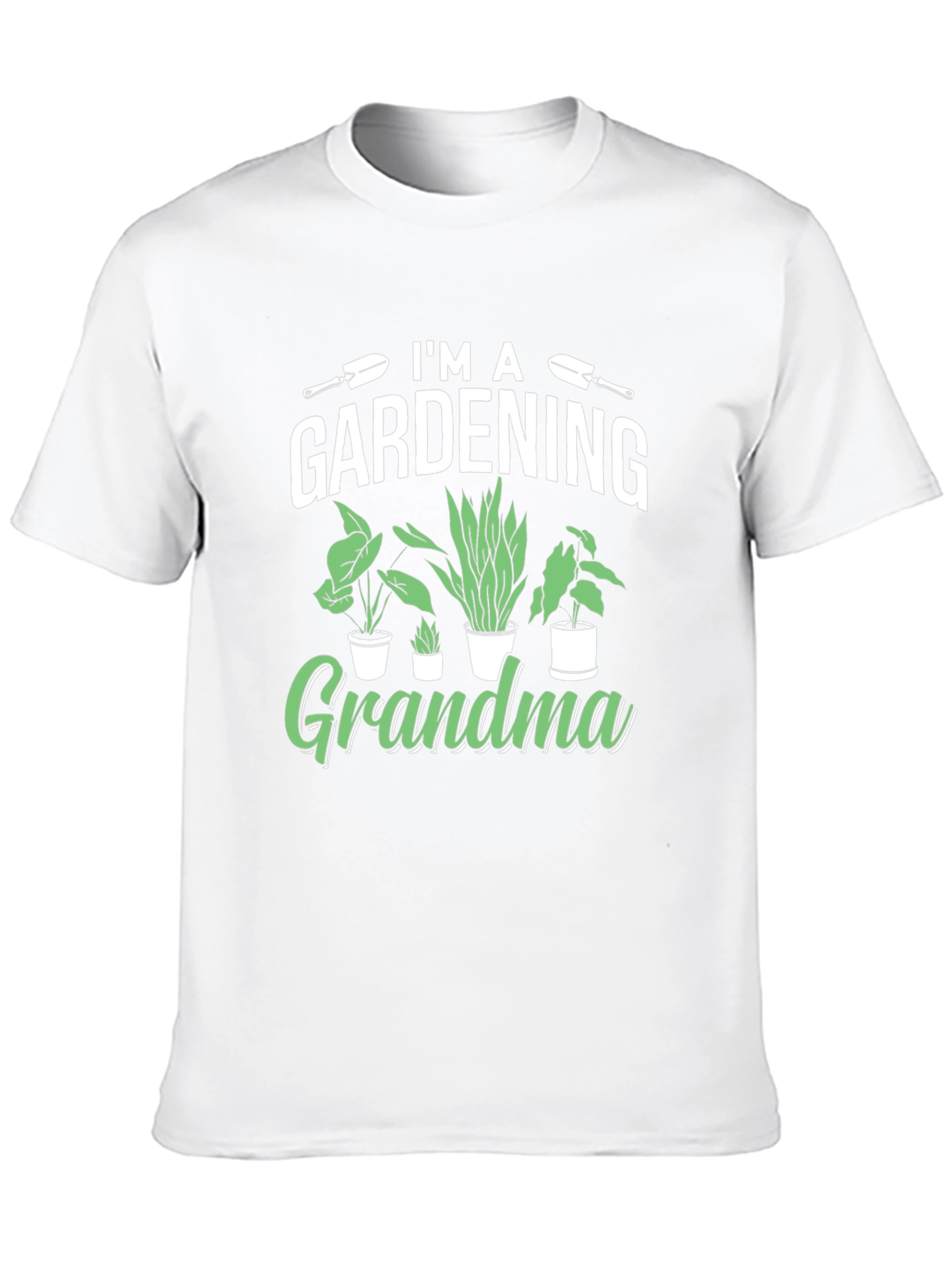 Gardening Grandma T-Shirt - Black Cotton Tee