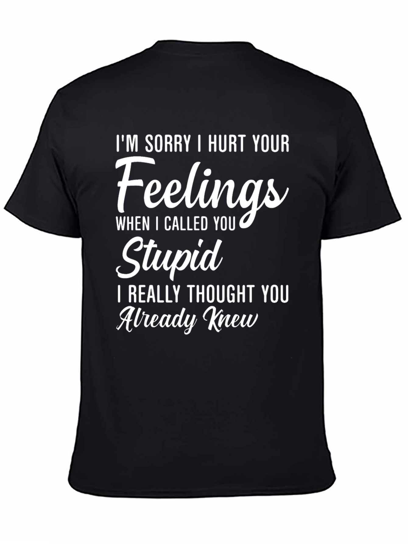 Funny I Hurt Your Feelings Graphic T-Shirt