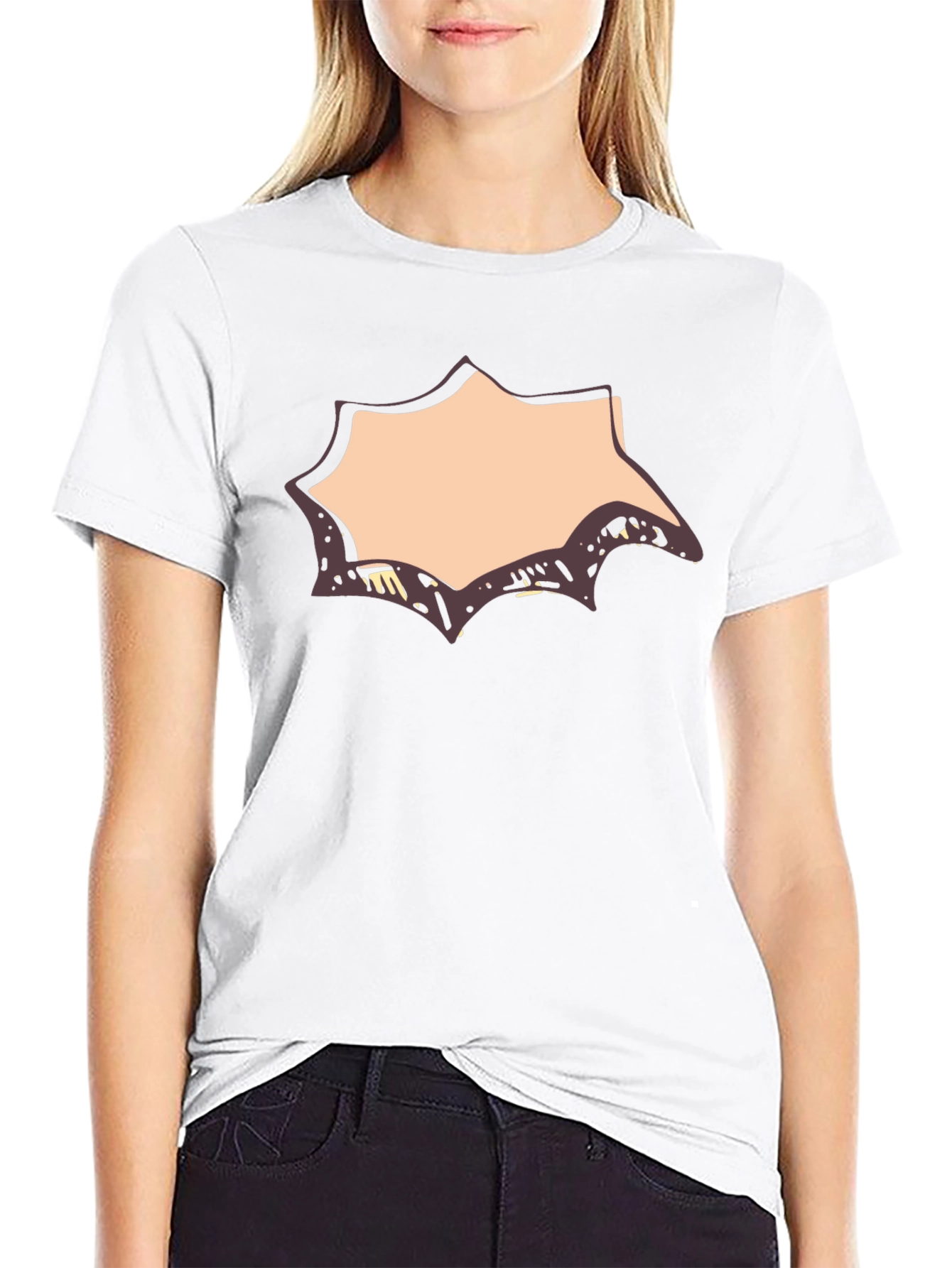 Novelty Graphic Print Tee - Black