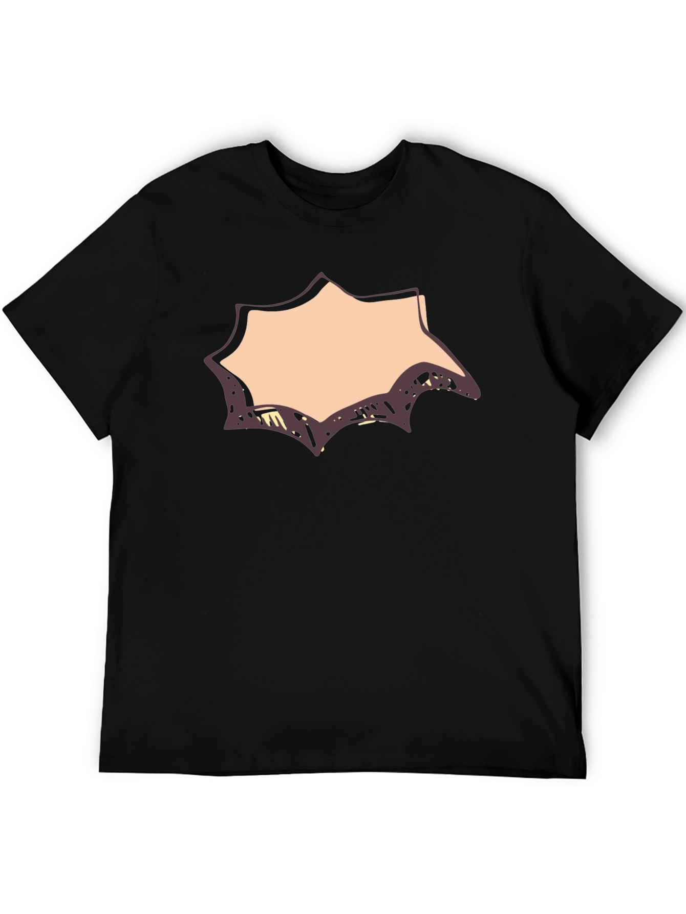 Novelty Graphic Print Tee - Black