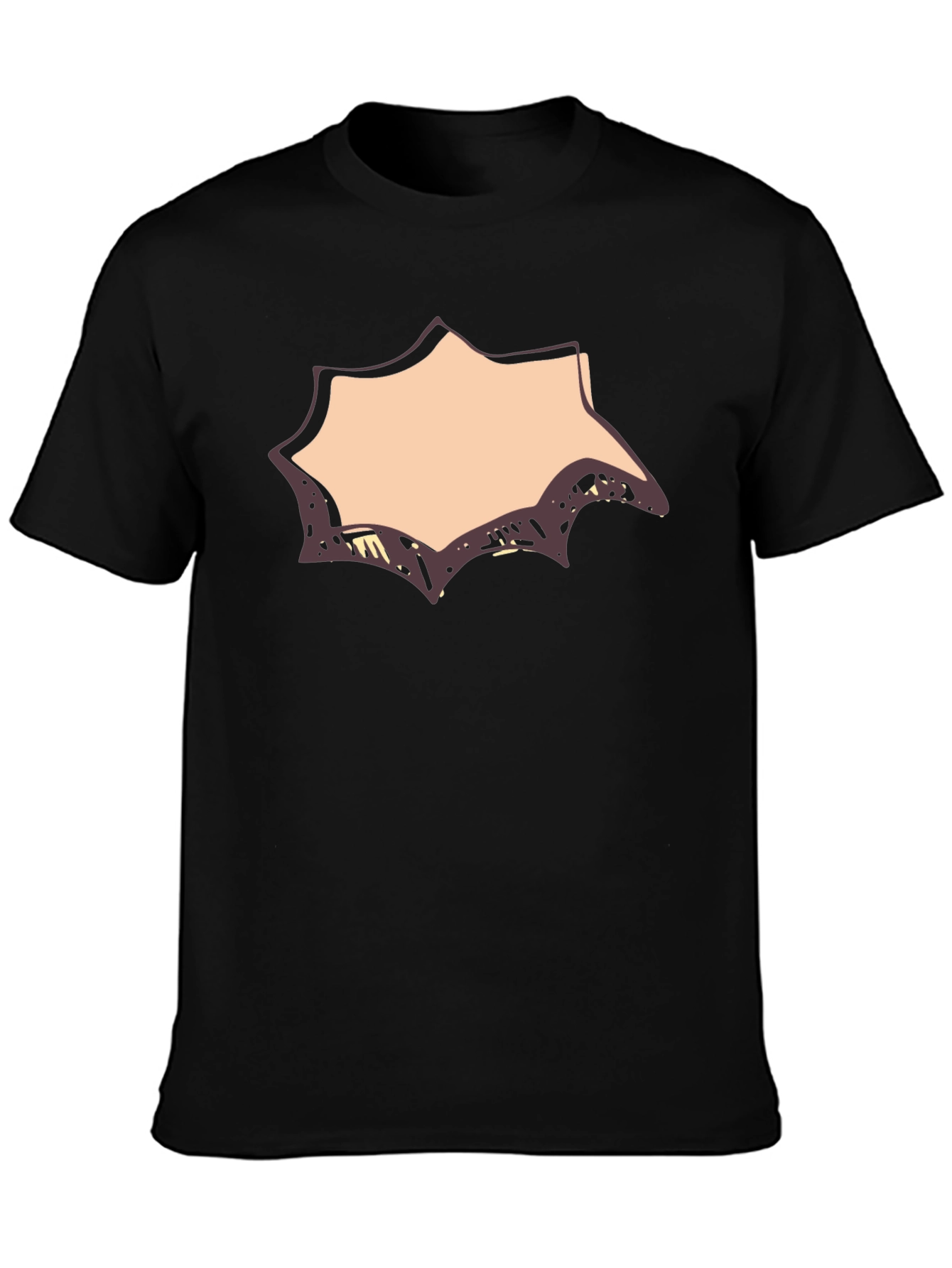 Novelty Graphic Print Tee - Black