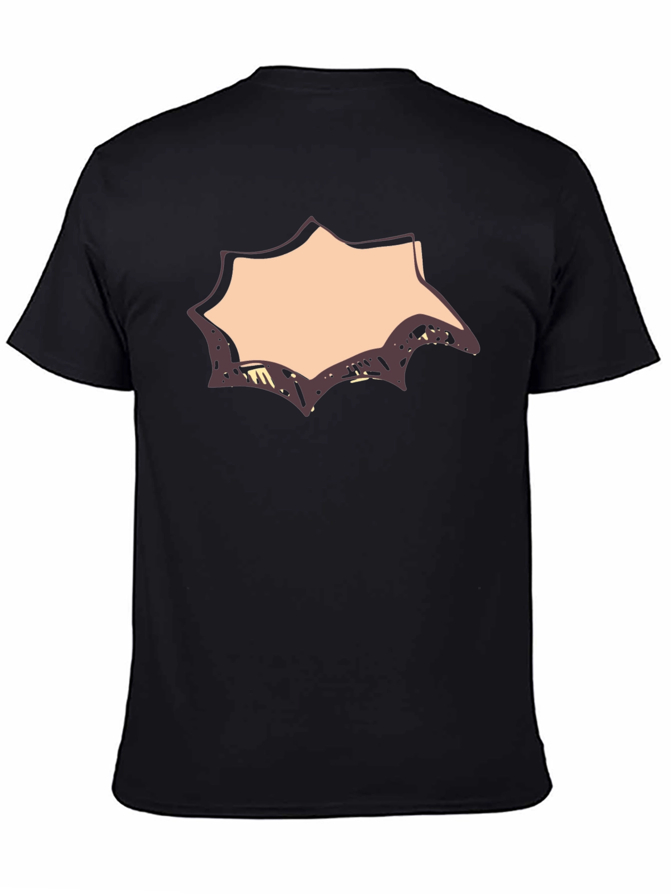 Novelty Graphic Print Tee - Black