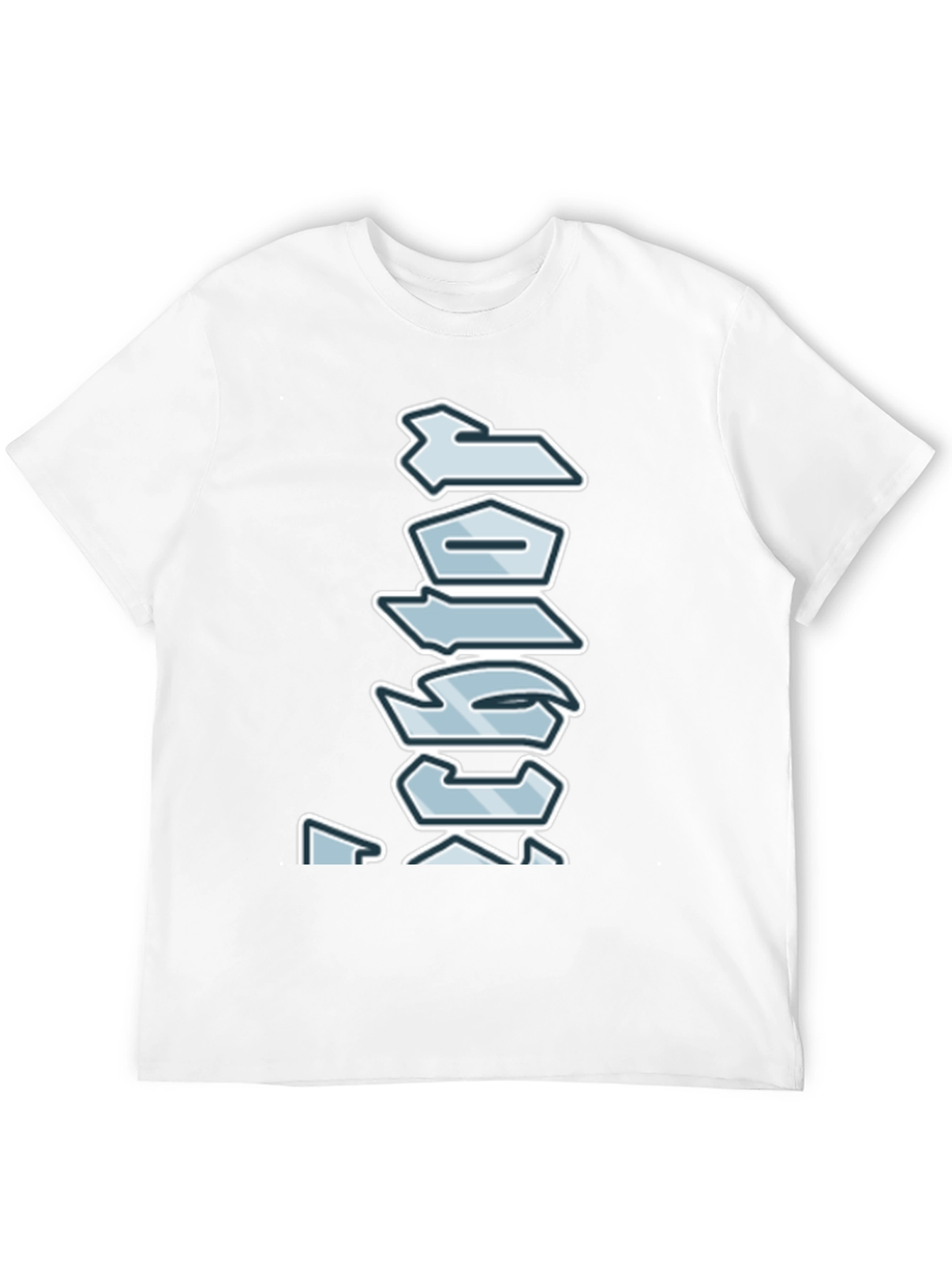 Abstract Graphic Print Black T-Shirt for Men