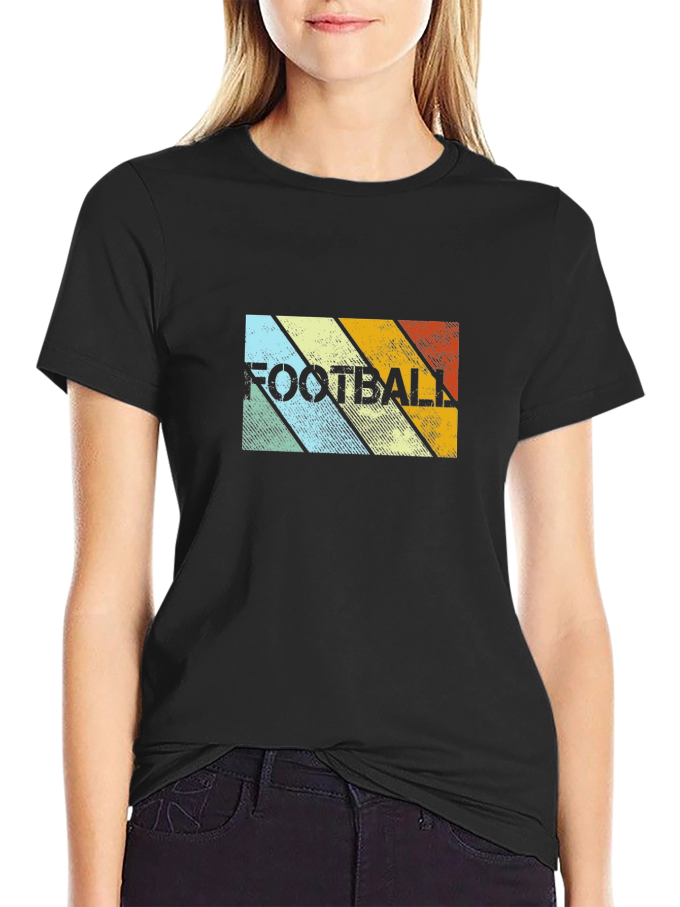 Retro Football Graphic T-Shirt
