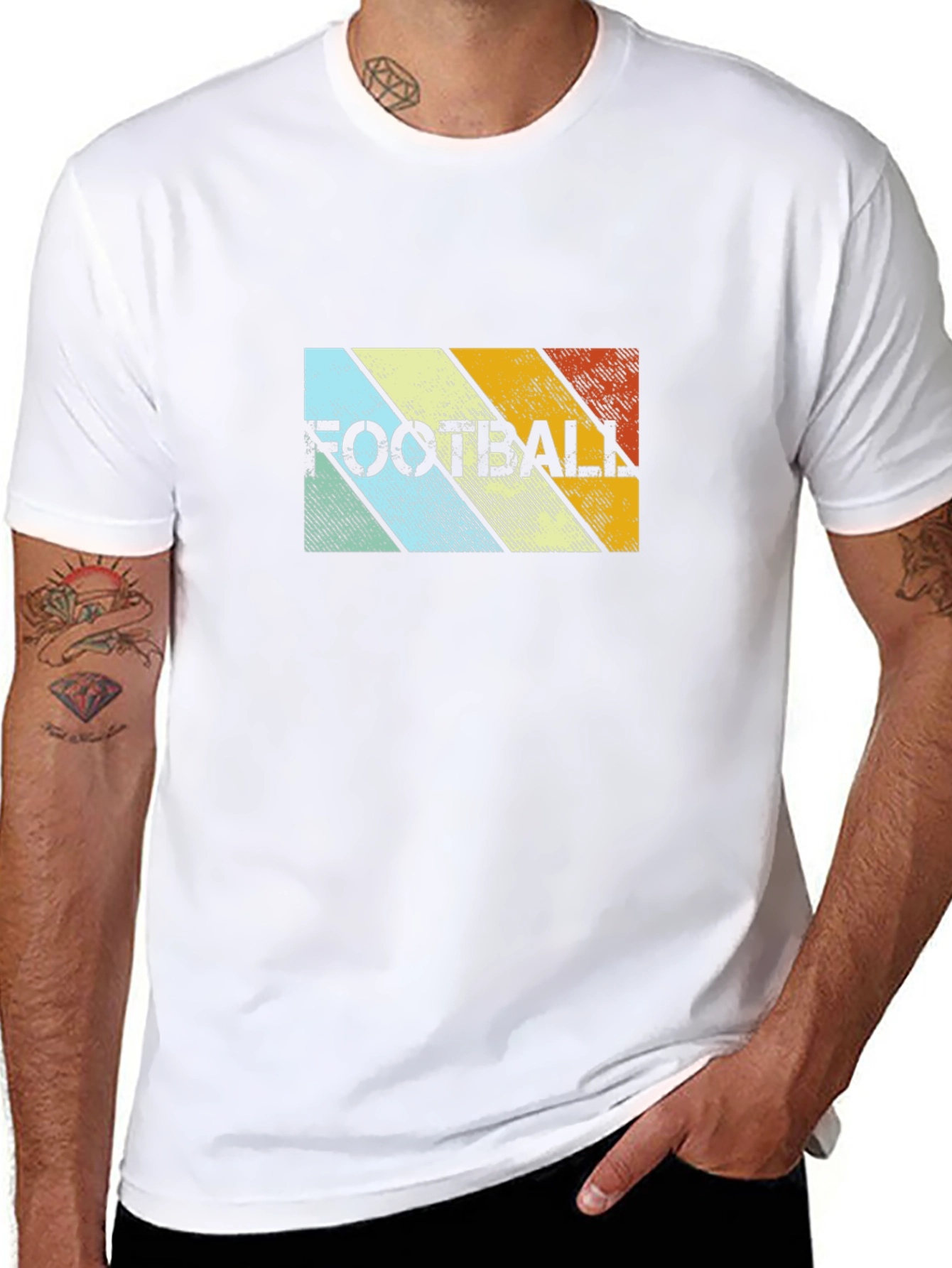 Retro Football Graphic T-Shirt
