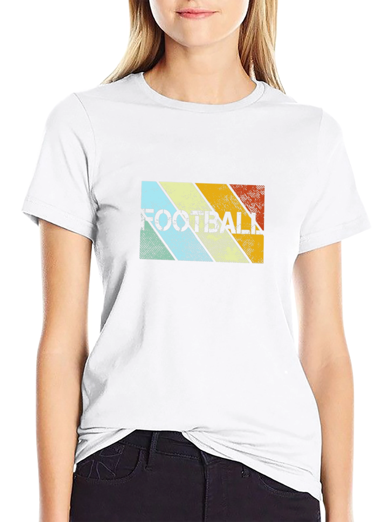 Retro Football Graphic T-Shirt