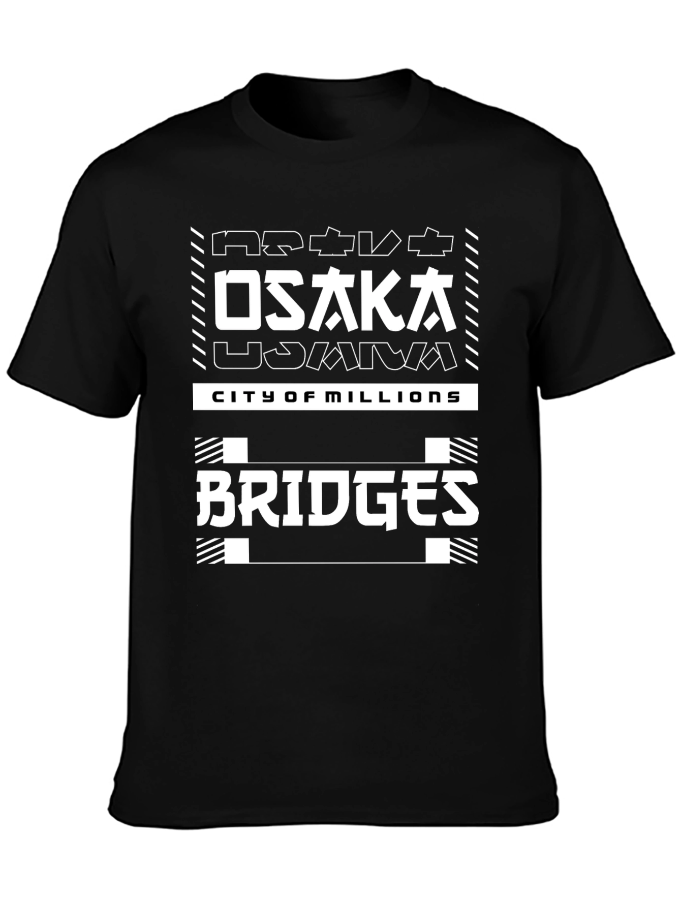Osaka Bridges City of Millions Graphic Tee