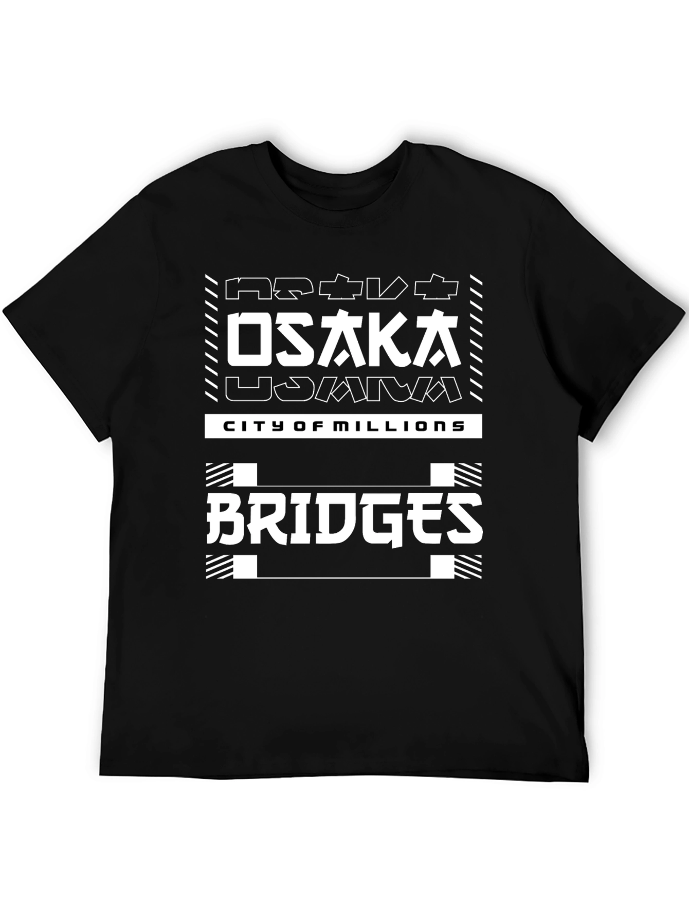 Osaka Bridges City of Millions Graphic Tee
