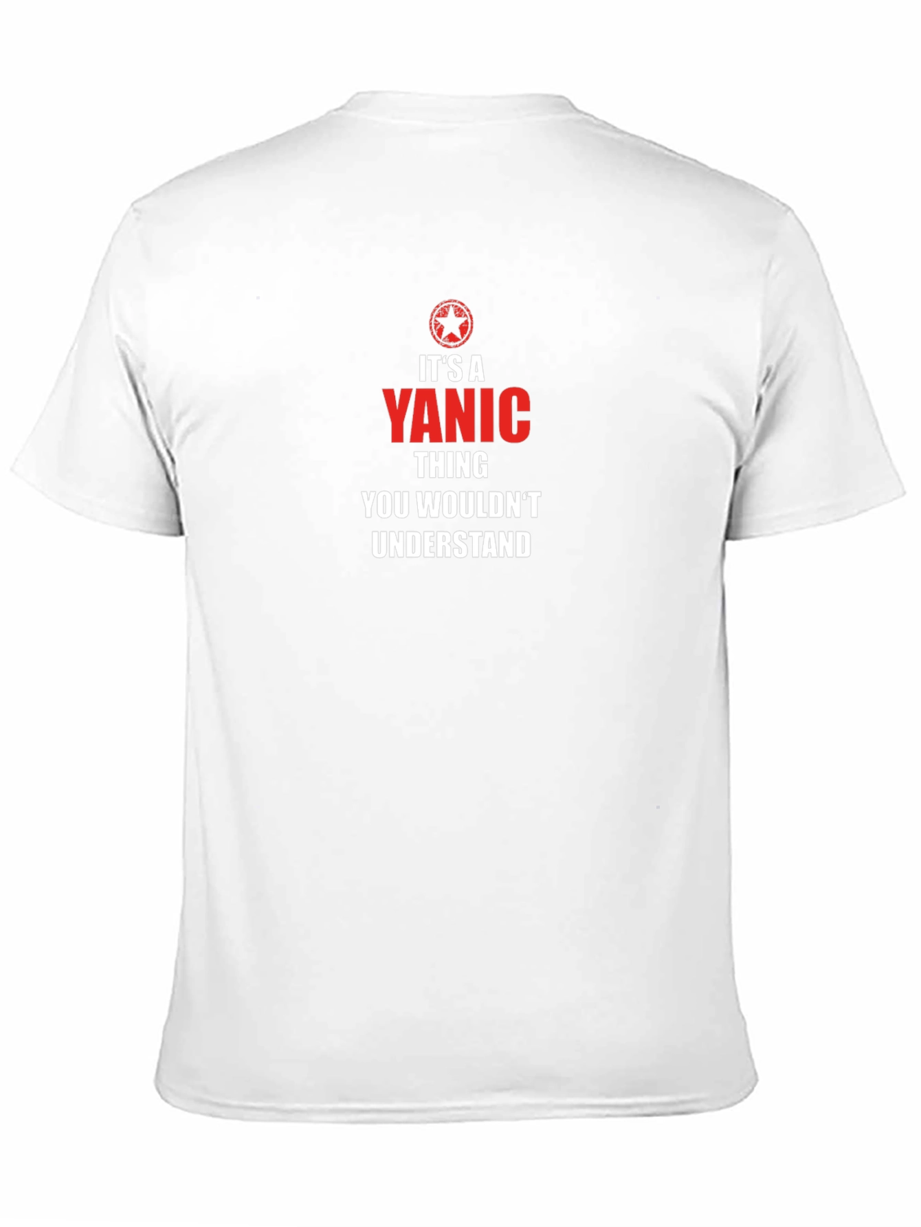 Its a Yanic Thing T-Shirt - Funny Name Tee