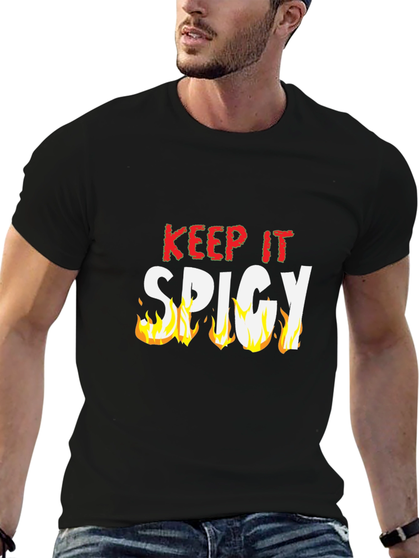 Keep It Spicy Black T-Shirt