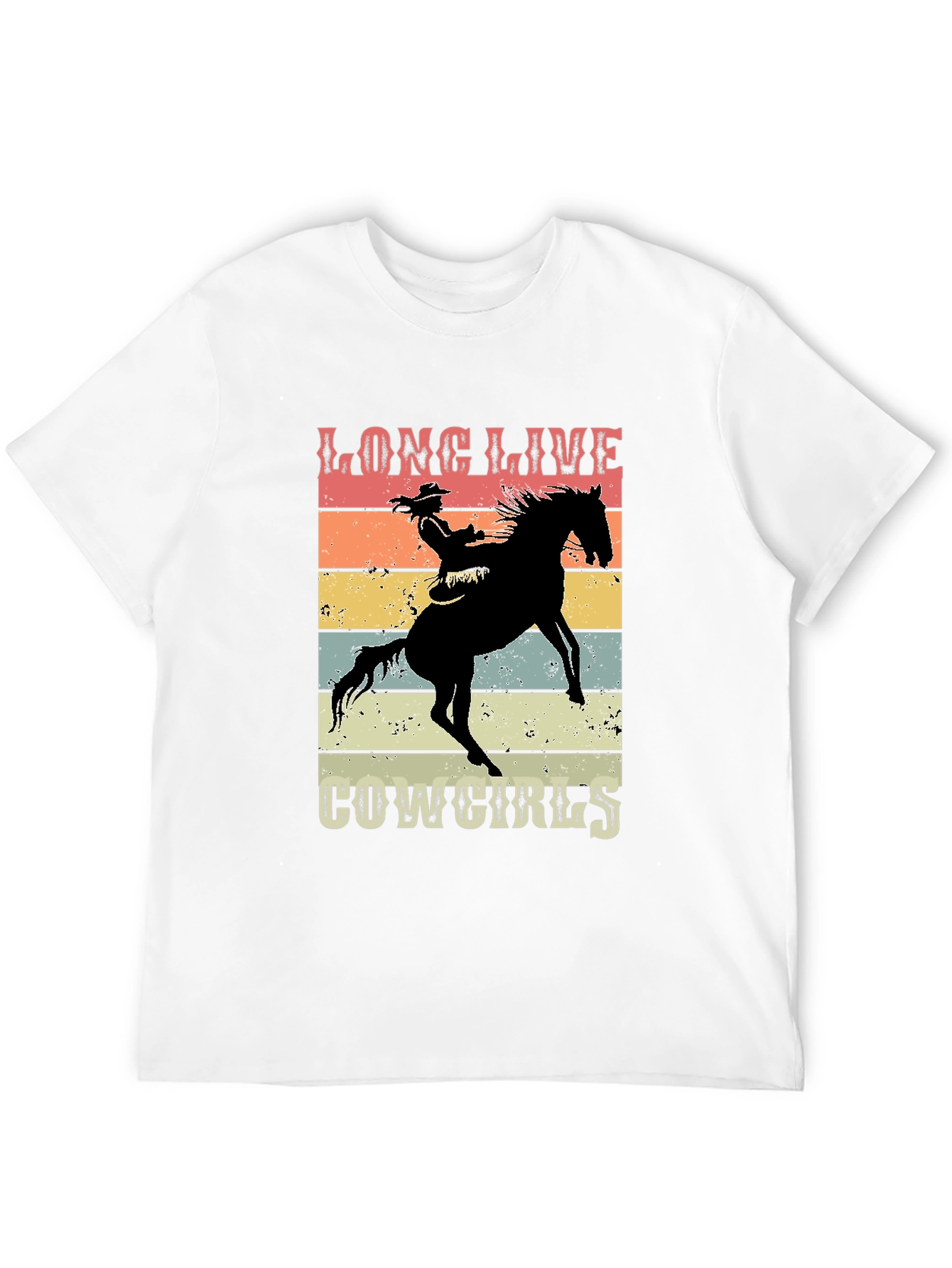 Long Live Cowgirls Graphic Tee - Retro Style