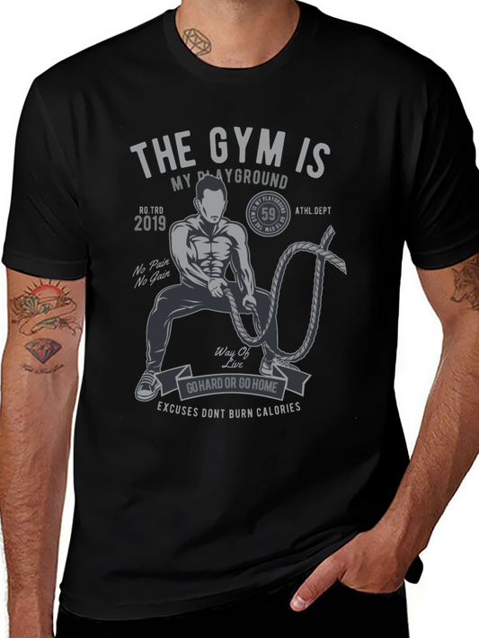 Gym Is My Playground Graphic T-Shirt