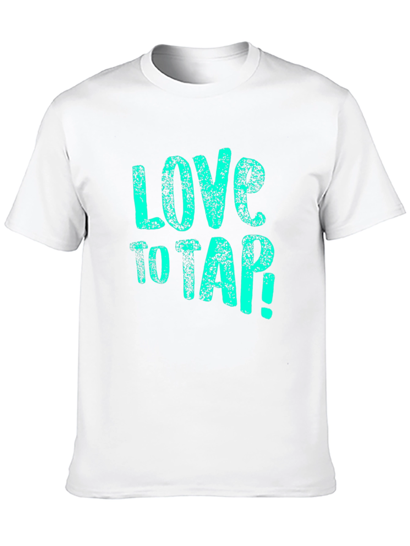 Love to Tap! Graphic Tee - Black Cotton T-Shirt