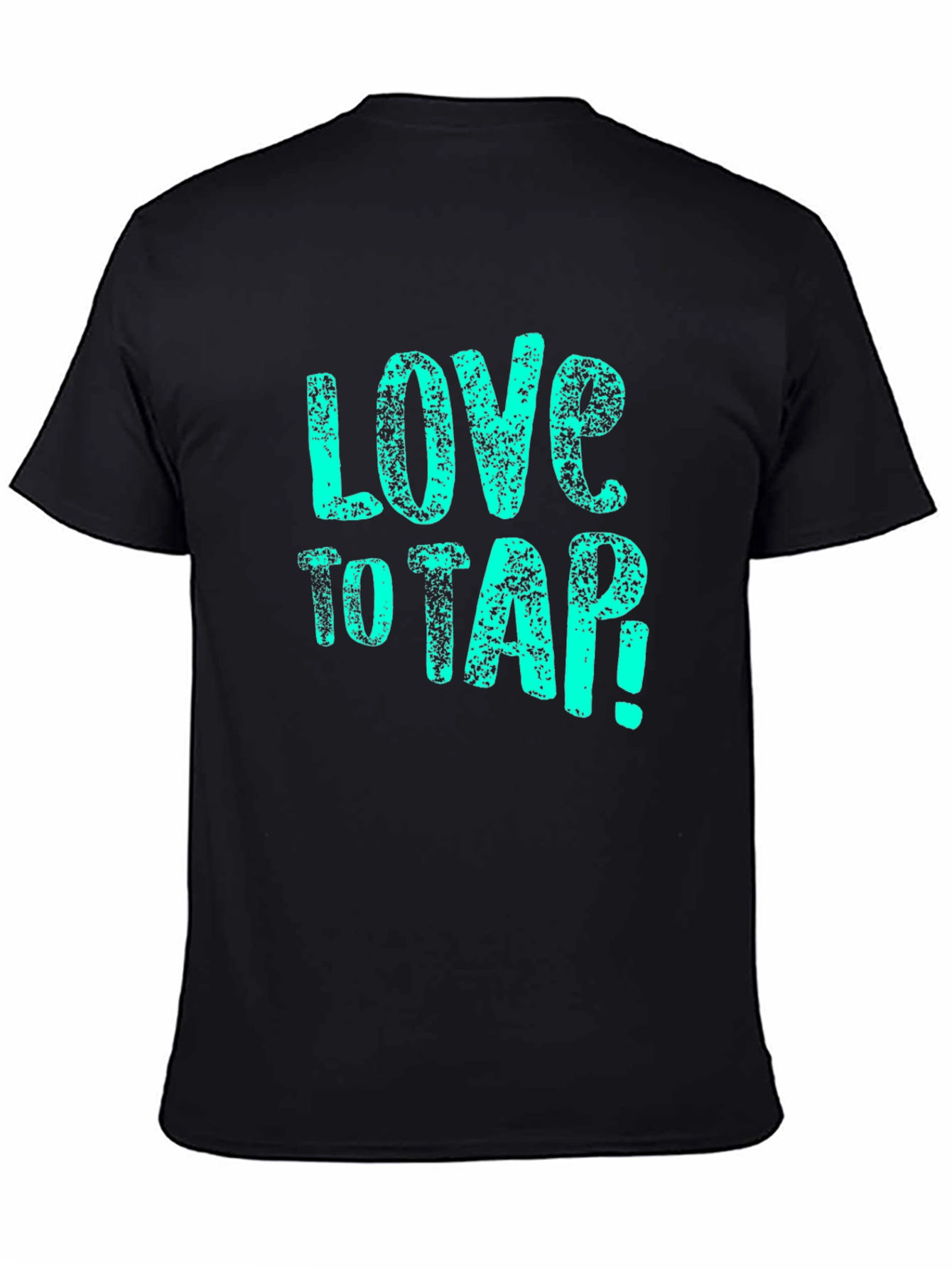 Love to Tap! Graphic Tee - Black Cotton T-Shirt