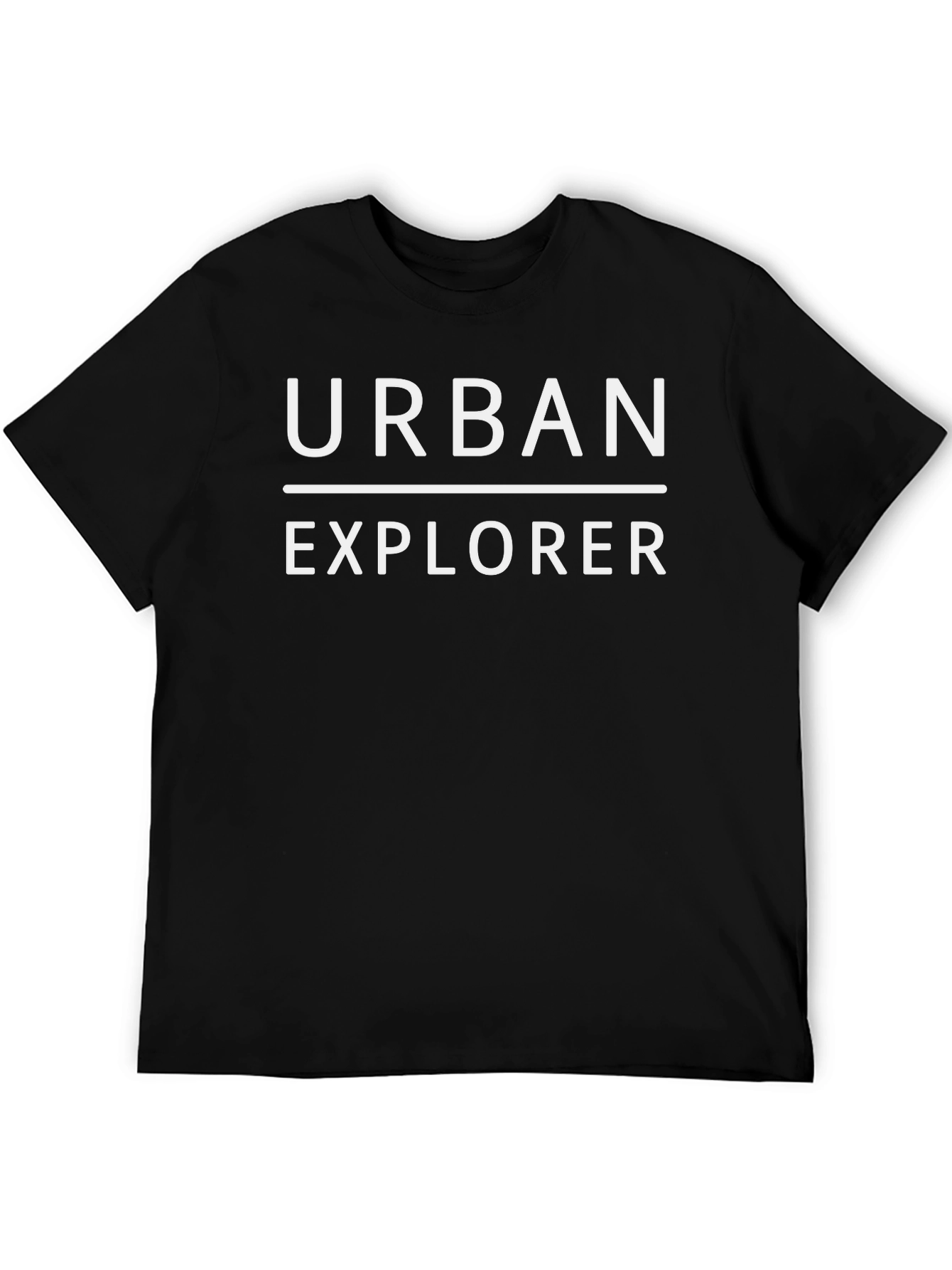 Urban Explorer Graphic Tee - Black