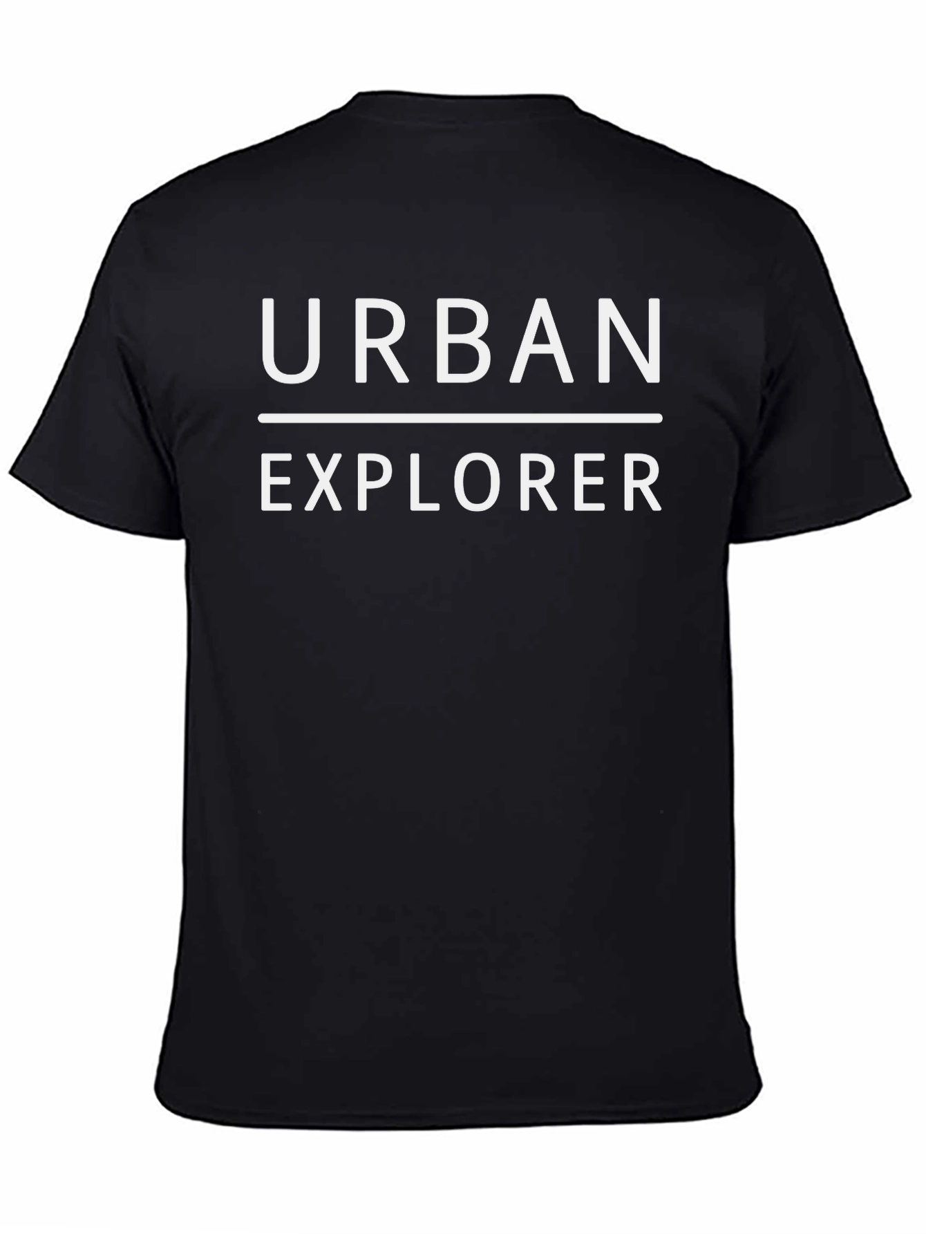 Urban Explorer Graphic Tee - Black
